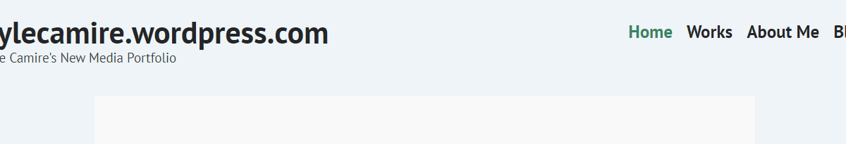 Task 8/Portfolio 1 – Kyle Camire