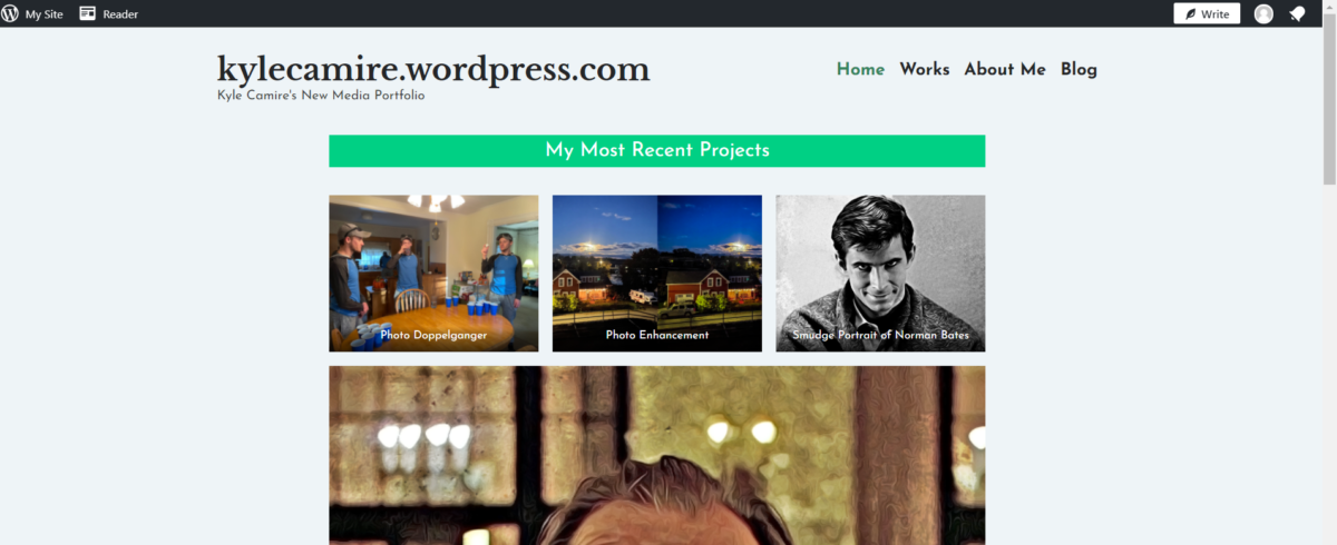 Portfolio Revised – Kyle Camire