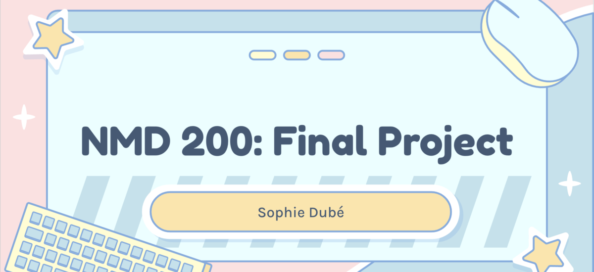 Project 3- Sophie Dubé